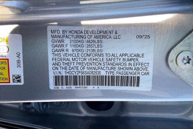 2025 Honda Accord Hybrid EX-L