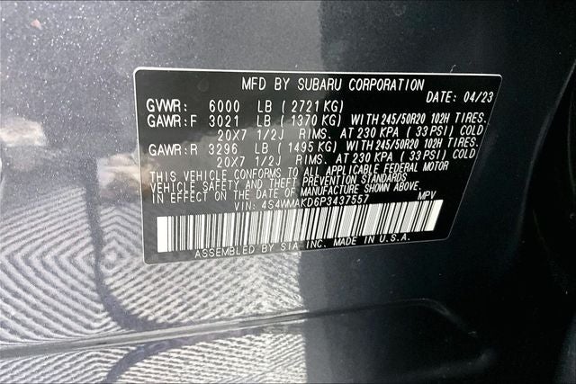 2023 Subaru Ascent Onyx Edition