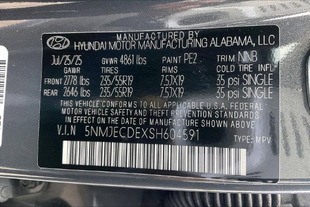 2025 Hyundai Tucson Limited