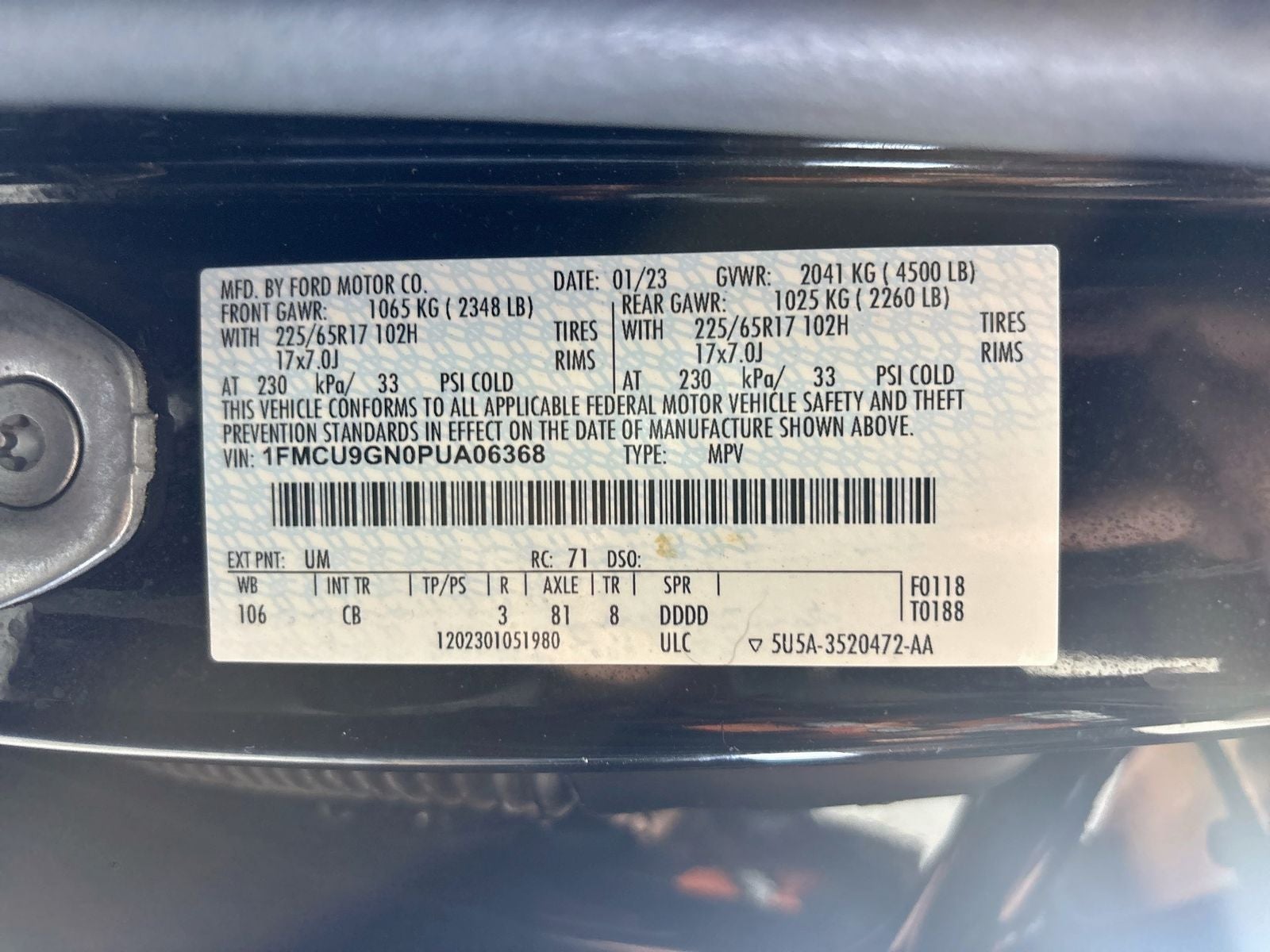2023 Ford Escape Active