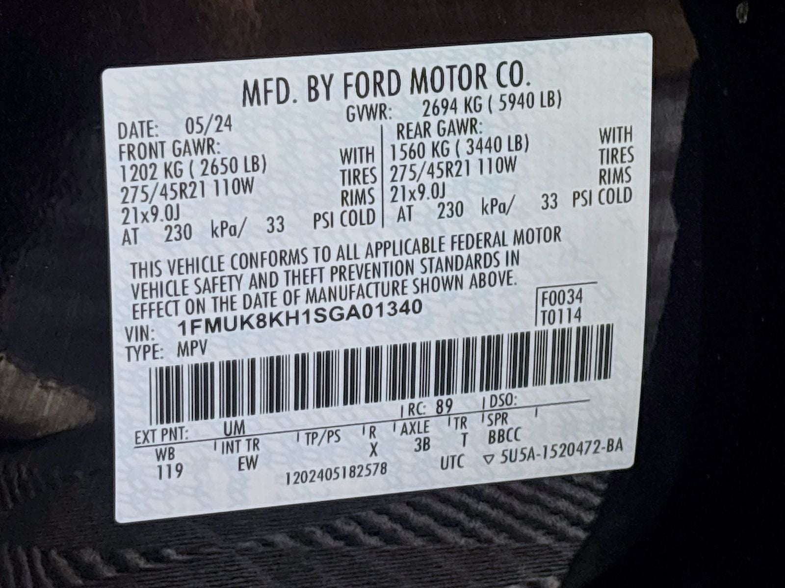 2025 Ford Explorer ST-Line
