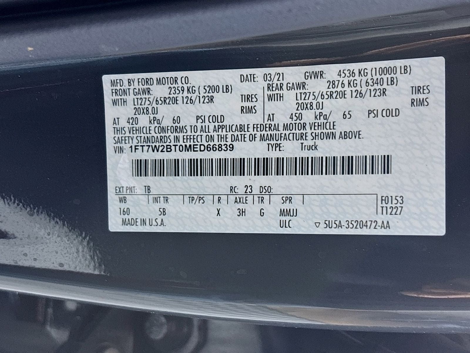 2021 Ford F-250SD Lariat