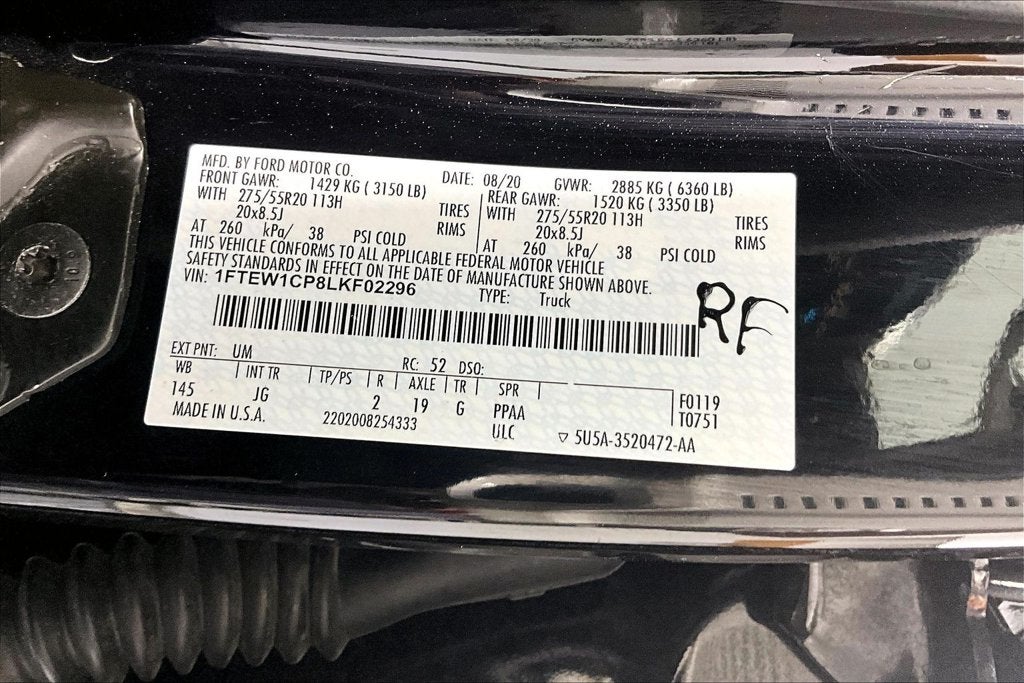 2020 Ford F-150 XL