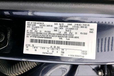 2022 Ford F-150 Platinum