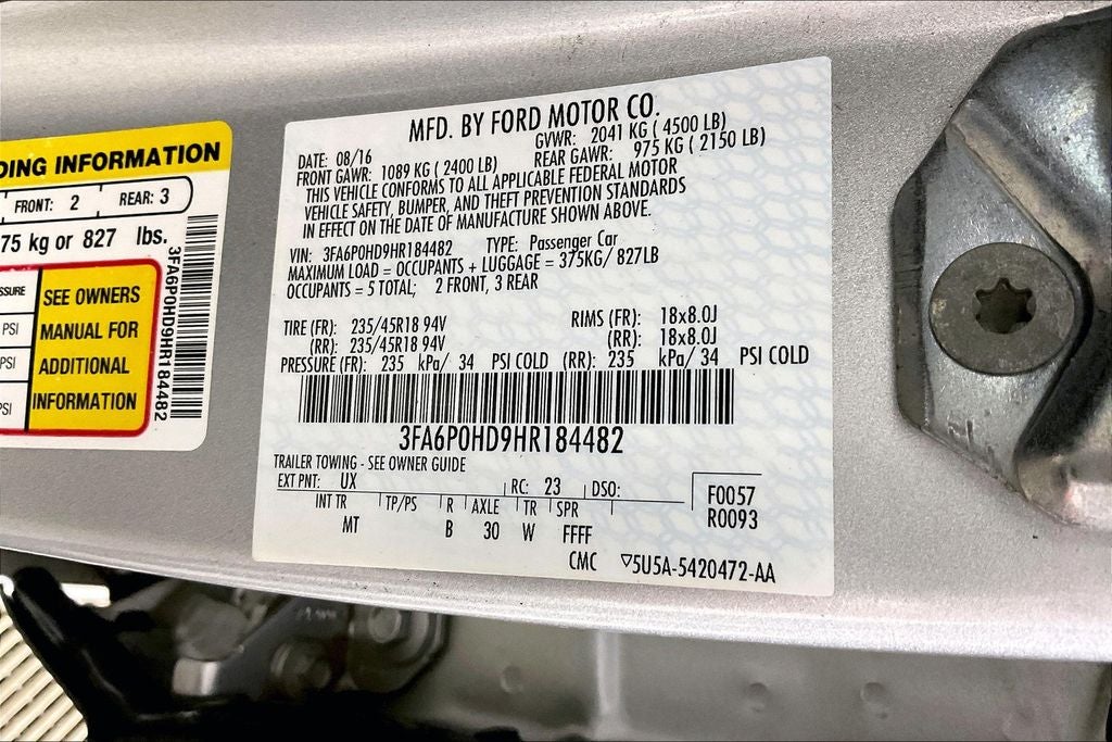 2017 Ford Fusion SE