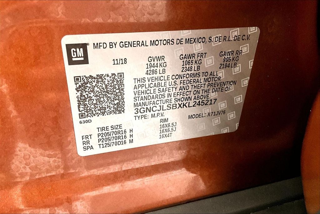 2019 Chevrolet Trax LT