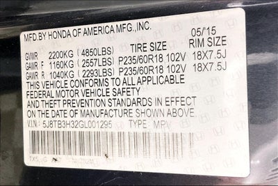 2016 Acura RDX Base