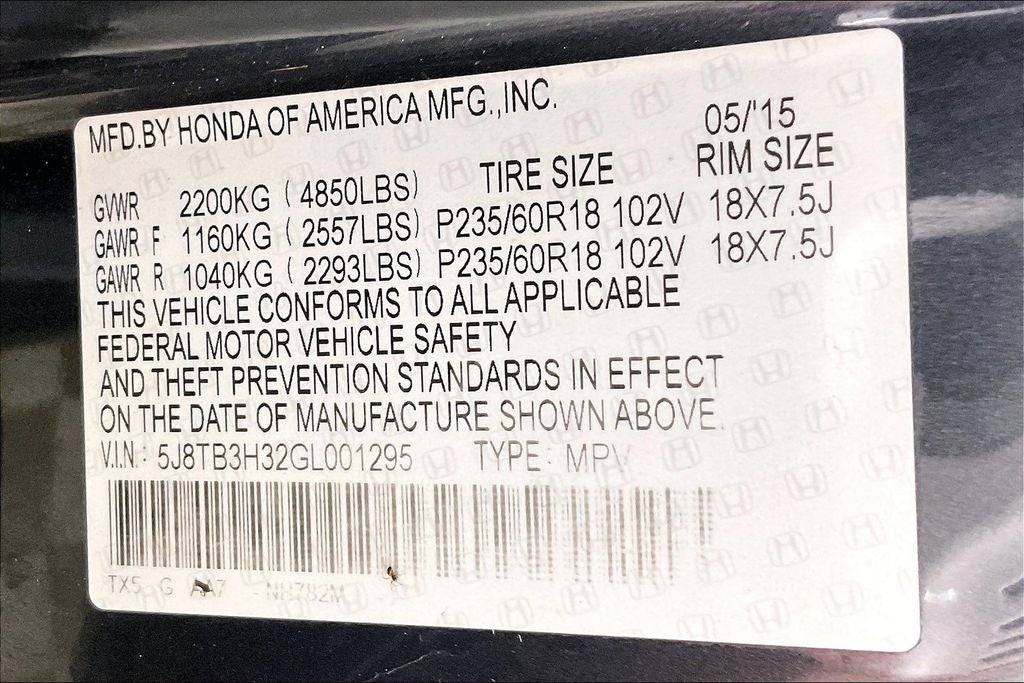2016 Acura RDX Base