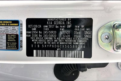2025 Kia Telluride S