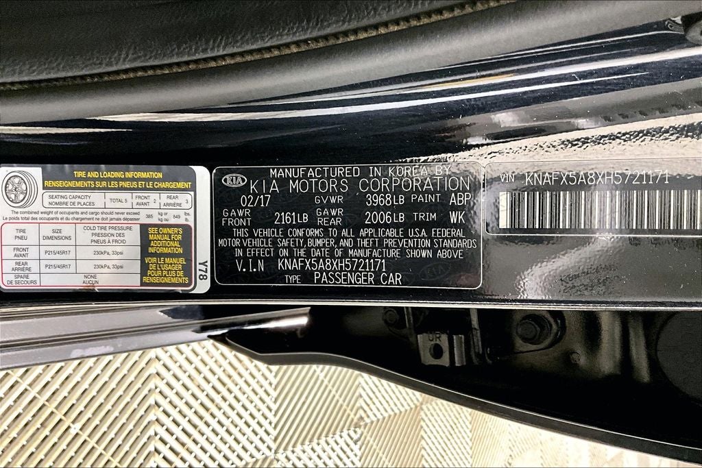2017 Kia Forte5 EX