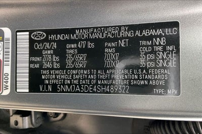 2025 Hyundai Tucson SE
