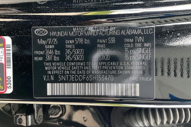 2025 Hyundai Santa Cruz Limited