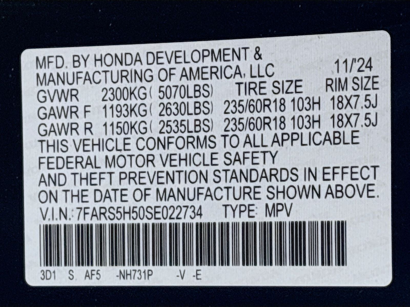 2025 Honda CR-V Hybrid Sport