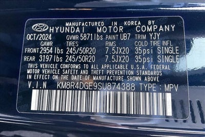 2025 Hyundai Palisade SEL Premium 7 Passenger