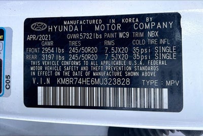 2021 Hyundai Palisade Calligraphy