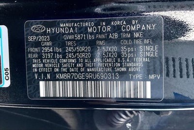 2024 Hyundai Palisade Calligraphy Night Edition