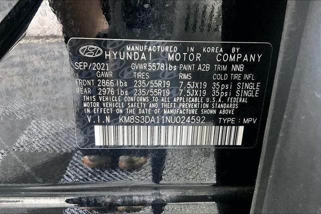2022 Hyundai Santa Fe Hybrid SEL Premium