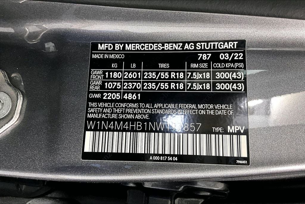 2022 Mercedes-Benz GLB GLB 250 4MATIC®