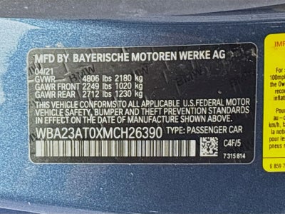 2021 BMW 4 Series 430i