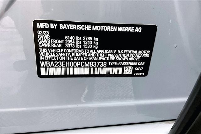 2023 BMW 7 Series 740i