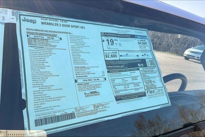 2026 Jeep Wrangler Sport