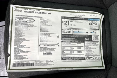 2026 Jeep Wrangler Sport