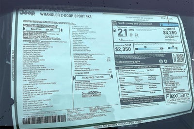 2026 Jeep Wrangler Sport