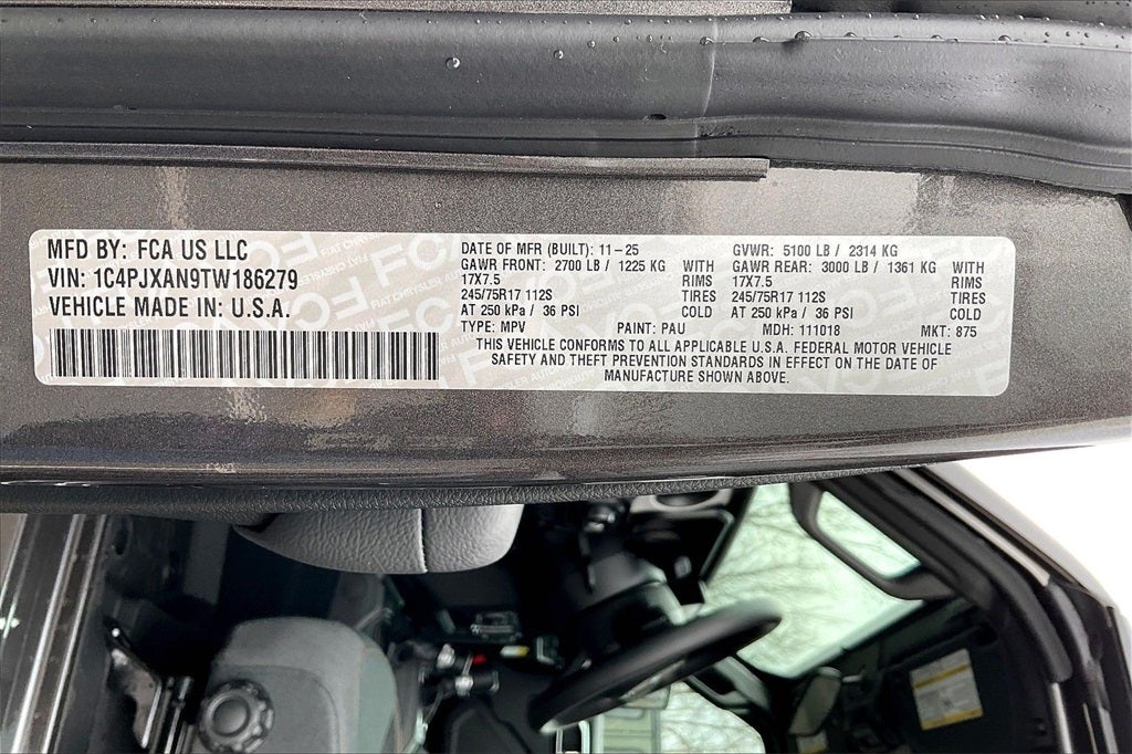 2026 Jeep Wrangler Sport