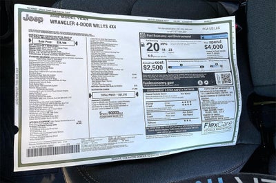 2026 Jeep Wrangler Willys