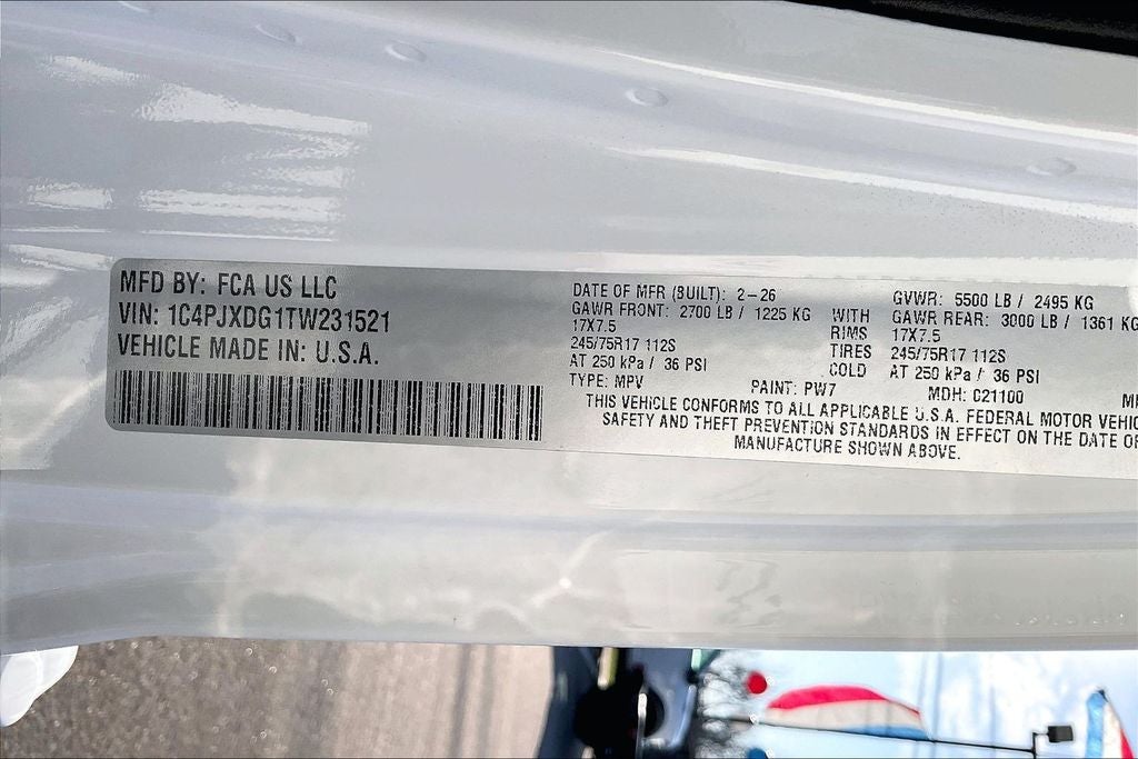 2026 Jeep Wrangler Sport