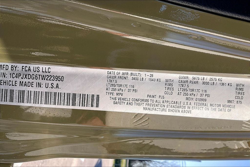 2026 Jeep Wrangler Willys