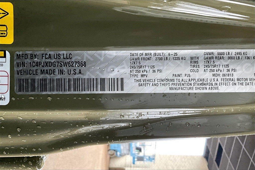 2025 Jeep Wrangler Sport S