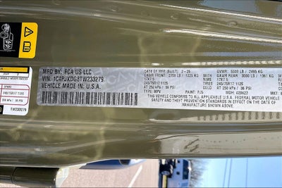 2026 Jeep Wrangler Sport