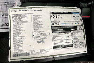 2026 Jeep Wrangler Willys