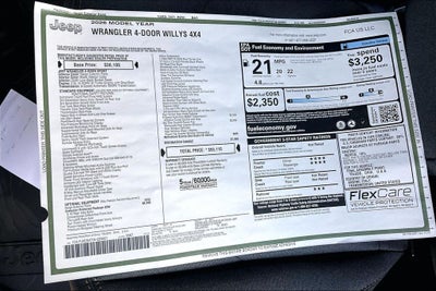 2026 Jeep Wrangler Willys