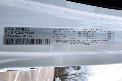 2026 Jeep Wrangler Sahara