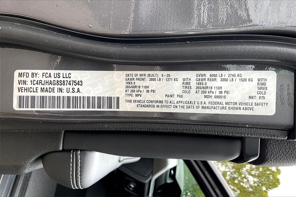 2025 Jeep Grand Cherokee Altitude X