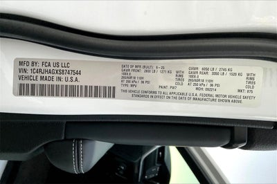 2025 Jeep Grand Cherokee Altitude X