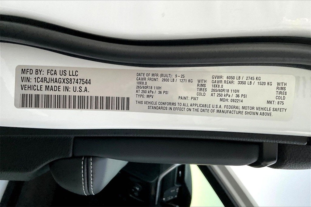 2025 Jeep Grand Cherokee Altitude X