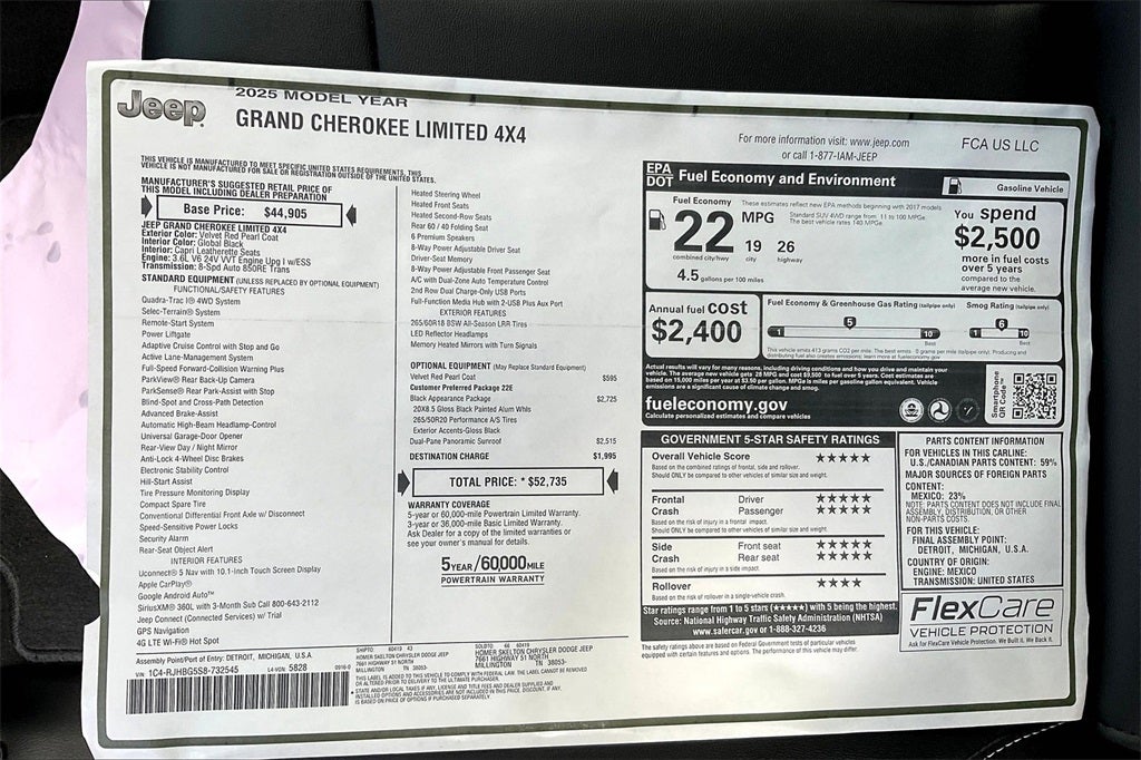 2025 Jeep Grand Cherokee Limited