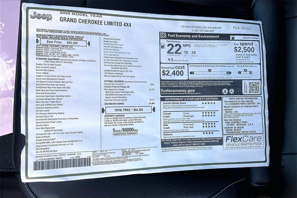 2025 Jeep Grand Cherokee Limited