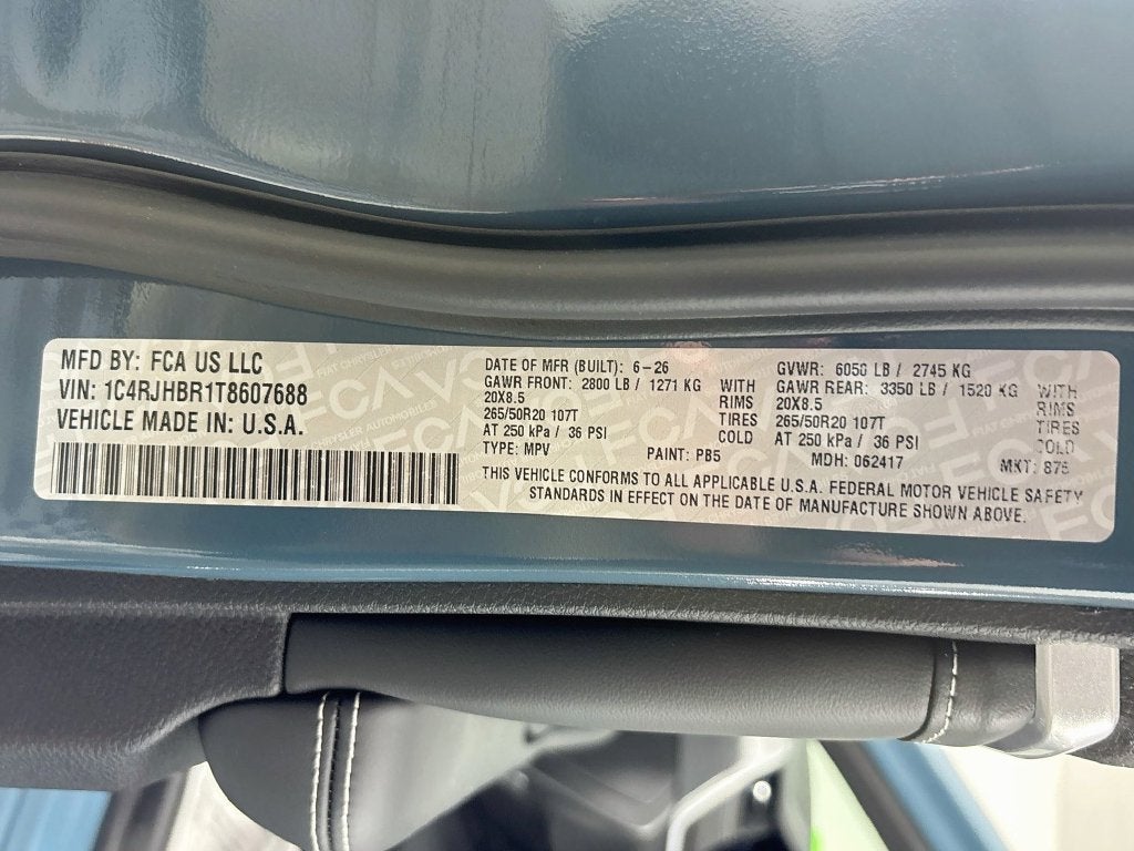 2026 Jeep Grand Cherokee Limited Reserve