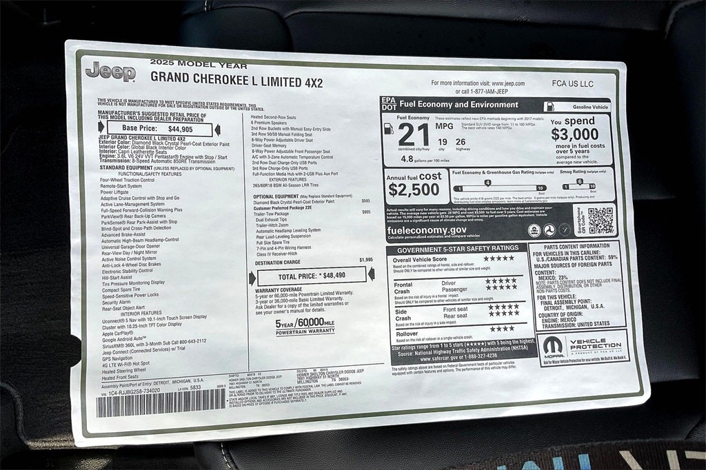 2025 Jeep Grand Cherokee Limited