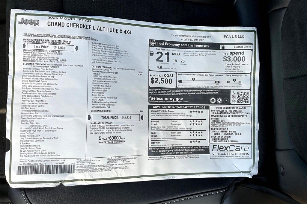 2025 Jeep Grand Cherokee Altitude X