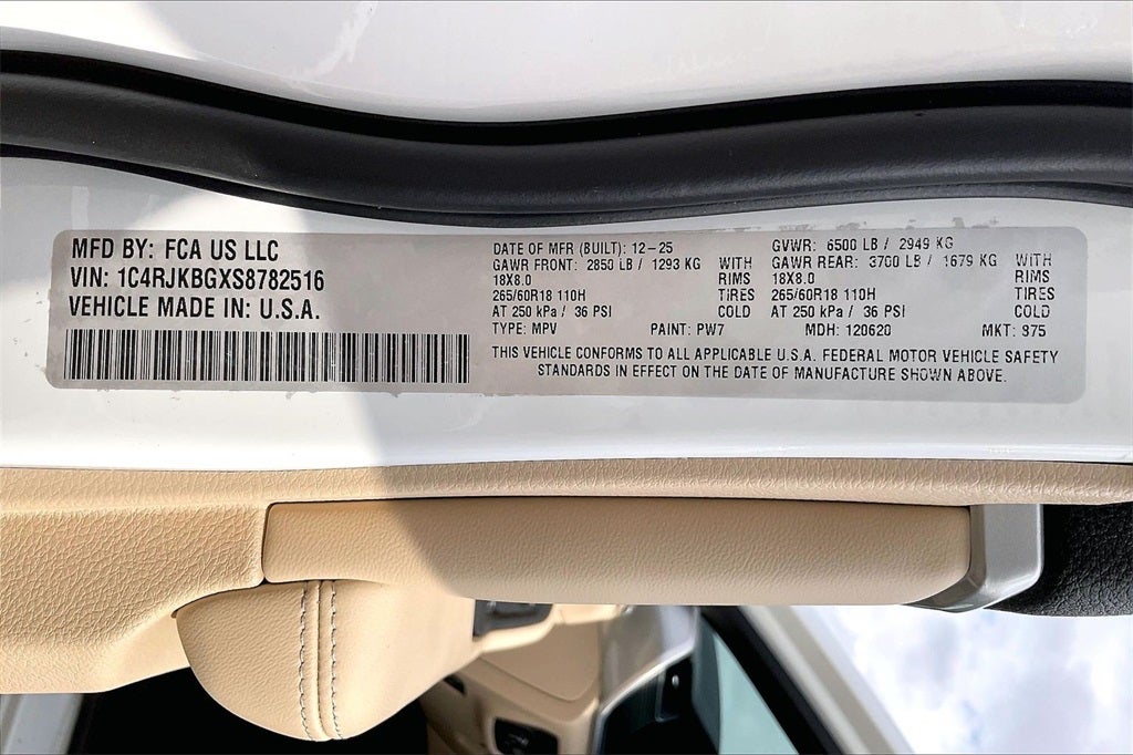 2025 Jeep Grand Cherokee Limited