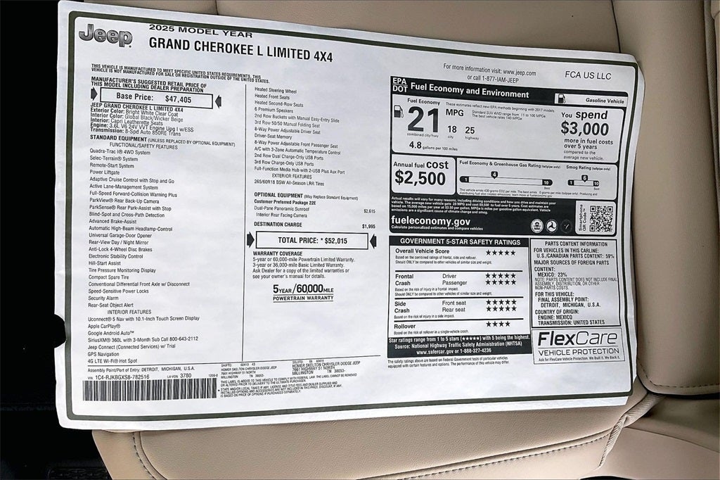 2025 Jeep Grand Cherokee Limited