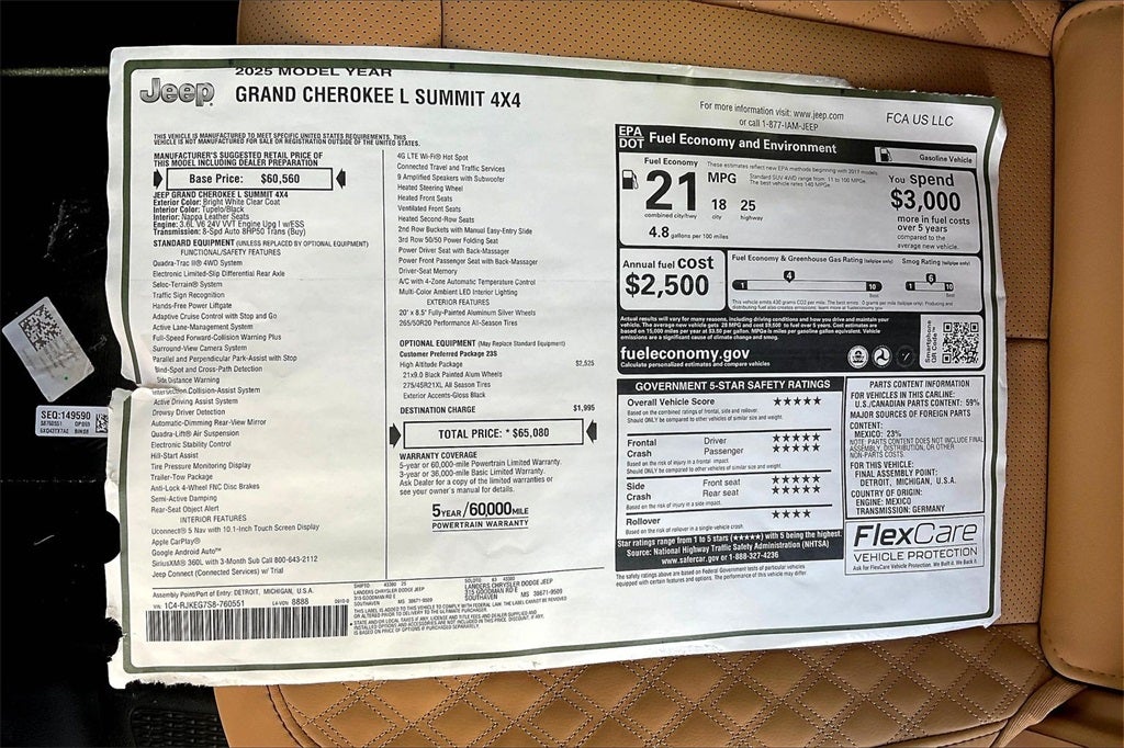 2025 Jeep Grand Cherokee Summit