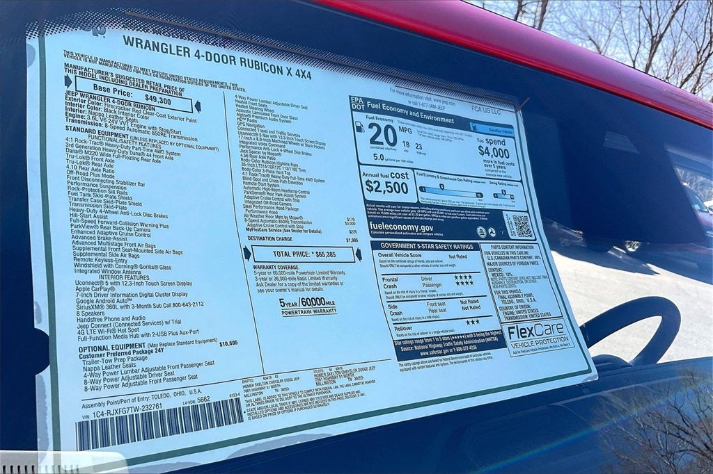 2026 Jeep Wrangler Rubicon X