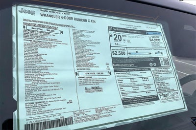 2026 Jeep Wrangler Rubicon X