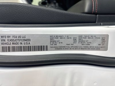 2026 Dodge Durango GT HEMI V8